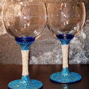 Bling Wine Glass set